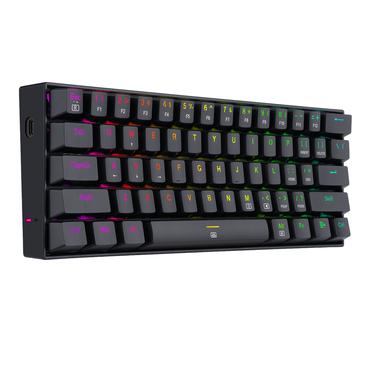 REDRAGON K630RGB BLUE tastatur Kontor USB QWERTY Engelsk Sort