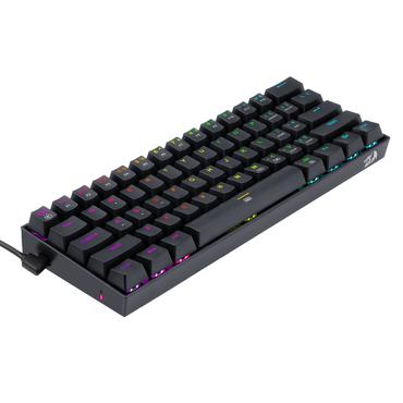 REDRAGON K630RGB BLUE tastatur Kontor USB QWERTY Engelsk Sort
