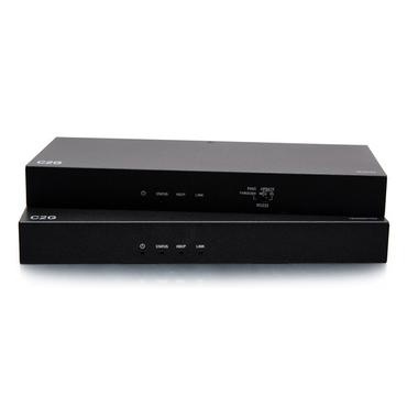 C2G HDMI HDBaseT + 3.5mm, USB-B to A, and RS232 over Cat Extender Box Transmitter to Box Receiver - 4K 60Hz - video/ljud/USB/seriell f&ouml;rl&auml;ngningskabel - HDMI, HDBaseT 2.0