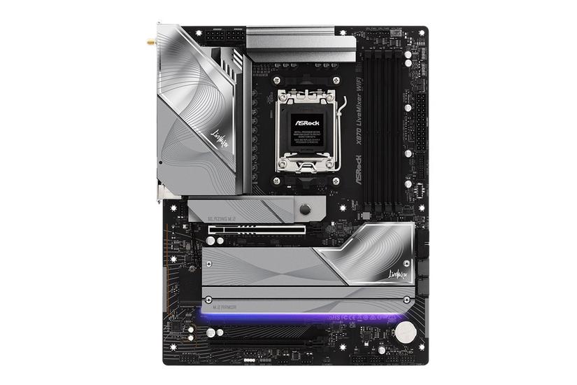 ASRock Moderkort - AM5 - ATX - DDR5 - 4 minnesplatser