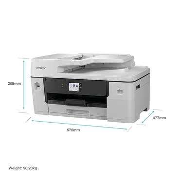 Brother MFC-J6760DW Multifunktionsprinter Inkjet A3 1200 x 4800 dpi 31 sider pr. minut Wi-Fi