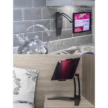 desire2 Portable Tablet Mount beslag - justerbar arm - for tablet - sort