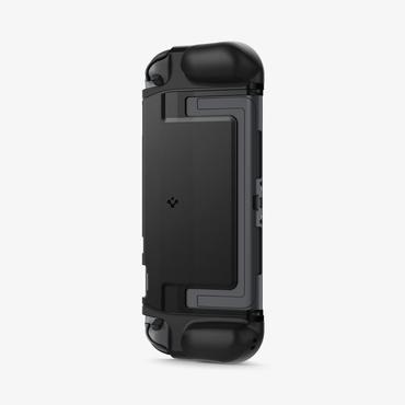 Spigen Dual Grip Cover Nintendo Polykarbonat (PC), Termoplastisk polyurethan (TPU) Sort