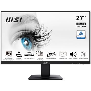 MSI PRO MP273A skærm - 27" - VESA Adaptive-Sync - IPS - 1ms,4ms - Full HD 1920x1080 ved 100Hz