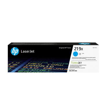 HP 219X - L&aring;ng livsl&auml;ngd - cyan - original - LaserJet - tonerkassett (W2191X)