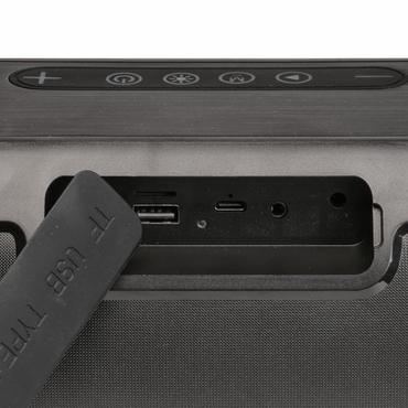 DENVER BTG-616 - boombox-h&ouml;gtalare - f&ouml;r b&auml;rbar anv&auml;ndning - tr&aring;dl&ouml;s