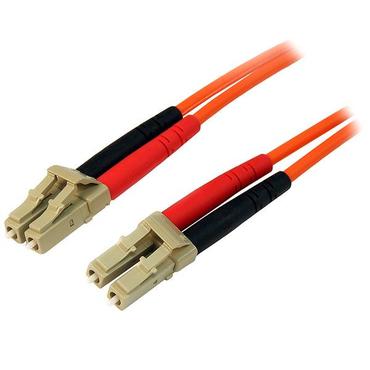 StarTech.com 5m Fiber Optic Cable - Multimode Duplex 50/125 - LSZH - LC/LC - OM2 - LC to LC Fiber Patch Cable - n&auml;tverkskabel - 5 m