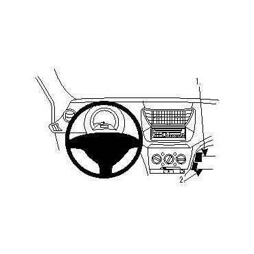 Brodit ProClip Angled mount - beslag til montering