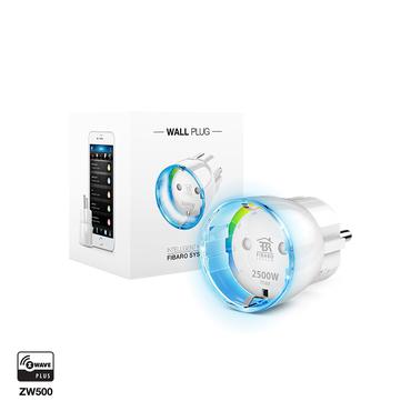 Fibaro FIBEFGWPF-102-5 strømstik adapter Type F Hvid
