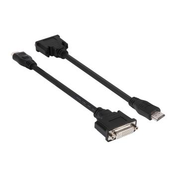 Club 3D HDMI Adapterkabel HDMI zu DVI-D passiv St./Bu. schwarz CAC-HMDDFD