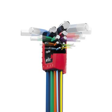 Wiha 43849 unbrako n&oslash;gle L-formet unbrakon&oslash;gles&aelig;t Metric 9 stk