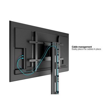 Multibrackets M Public Display Stand 180 Single MediaBox4 st&auml;ll - f&ouml;r platt panel - svart