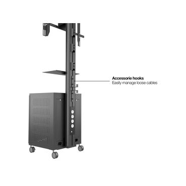 Multibrackets M Public Display Stand 180 Single MediaBox4 st&auml;ll - f&ouml;r platt panel - svart