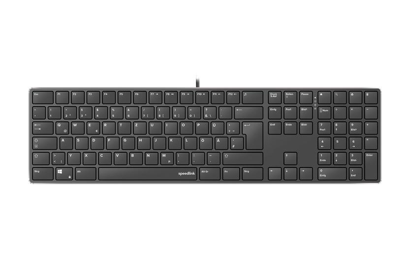 SPEEDLINK RIVA - tastatur - tysk Indgangsudstyr