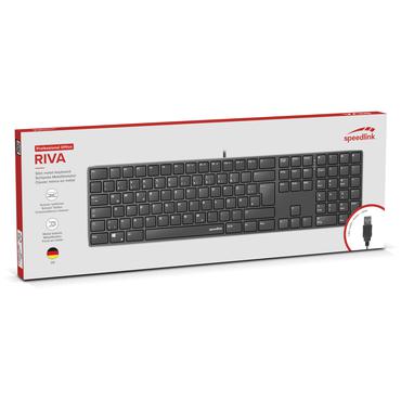 SPEEDLINK RIVA - tastatur - tysk Indgangsudstyr
