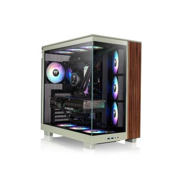 Thermaltake Kabinet - ATX, micro ATX, Mini-ITX - 288 mm - 471 mm - 473 mm - Matcha Green