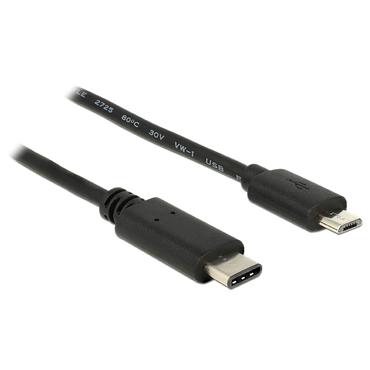 Delock - USB typ C-kabel - 24 pin USB-C till mikro-USB typ B - 50 cm