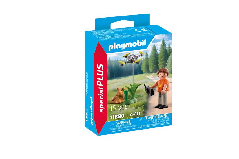 PLAYMOBIL Rehkitz-Rettung mit Drohne - 71880