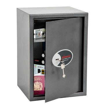 Phoenix Safe Pengeskåp - Nyckel - 51 l - 350 mm - 500 mm - 310 mm - Metallic Graphite