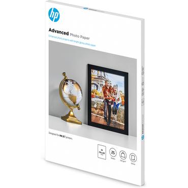 HP Advanced Glossy Photo Paper - fotopapper - blank - 25 ark - A4 - 250 g/m&sup2;