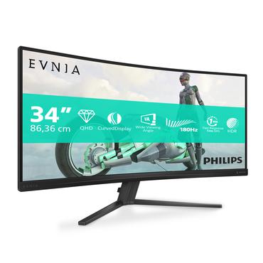Philips Evnia 3000 34M2C3500L sk&auml;rm - WLED - 34" - Fast VA - 0,5ms,0,03ms,1ms - WQHD 3440x1440