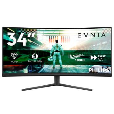 Philips Evnia 3000 34M2C3500L skärm - WLED - 34" - Fast VA - 0,5ms,0,03ms,1ms