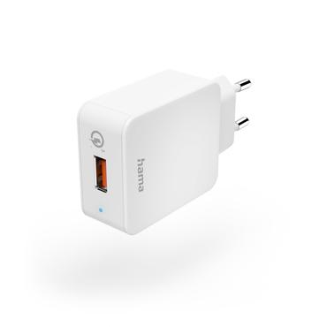Hama Qualcomm Quick Charge 3.0 19.5W, biała