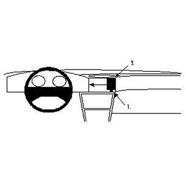 Brodit ProClip Center mount - montering för mobiltelefon