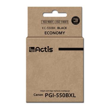 Actis KC-550Bk Blæk (erstatning for Canon PGI-550BK; Standard; 23 ml; sort)
