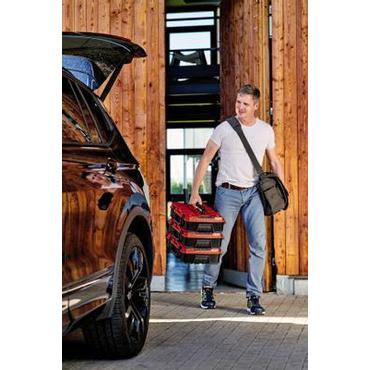 Einhell 4540019 taske til opbevaring af v&aelig;rkt&oslash;j Sort, R&oslash;d