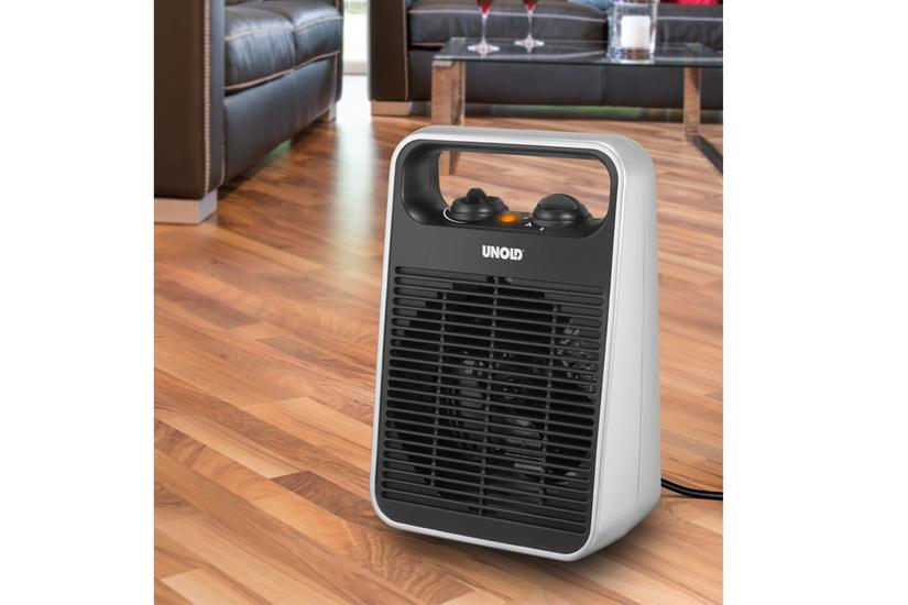 Unold 86106 varmeapparat Indend&oslash;rs Sort, S&oslash;lv 2000 W Bl&aelig;ser med elektrisk omr&aring;devarmer