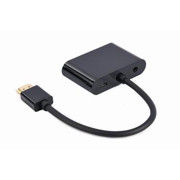 Cablexpert videokort - HDMI/VGA/ljud - 15 cm