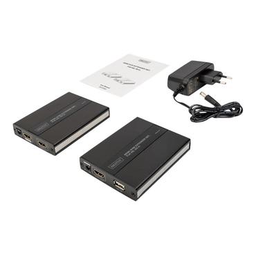 DIGITUS Professional DS-55102 HDMI KVM Extender Set, Full HD