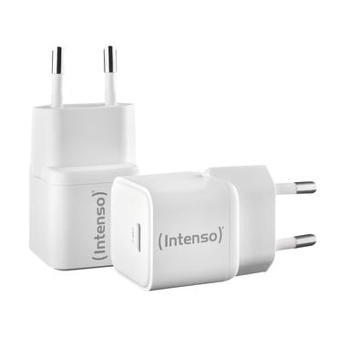 Intenso Power Adapter W30C GaN-Netzteil, Doppelpack 30 Watt Leistung, USB-C-Anschluss