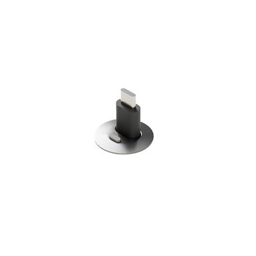 Ochno Pull-Out Socket w LED button aluminium