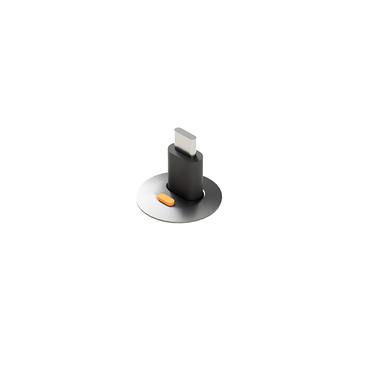 Ochno Pull-Out Socket w LED button aluminium