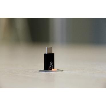 Ochno Pull-Out Socket w LED button aluminium