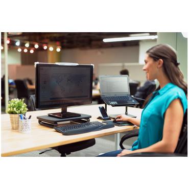 Kensington SmartFit Plus stativ - for Monitor - grå, sort