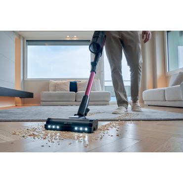 Hoover HF610HX 011 Stick vakuum Batteri Dry EPA Poseløs 0,7 L 650 W Magenta 4 At
