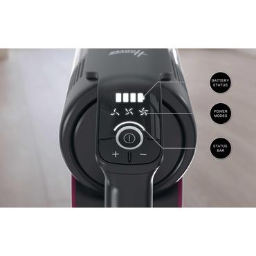 Hoover HF610HX 011 Stick vakuum Batteri Dry EPA Poseløs 0,7 L 650 W Magenta 4 At