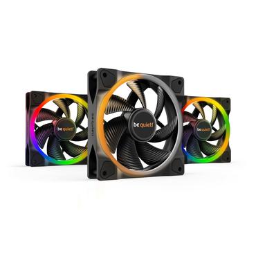 be quiet! Light Wings | 120mm PWM Triple Pack Computerkabinet Ventilator 12 cm Sort 3 stk