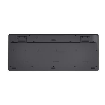 Trust Trezo Comfort - sats med tangentbord och mus - tyst - QWERTY - Amerikansk engelska - svart Inmatningsenhet