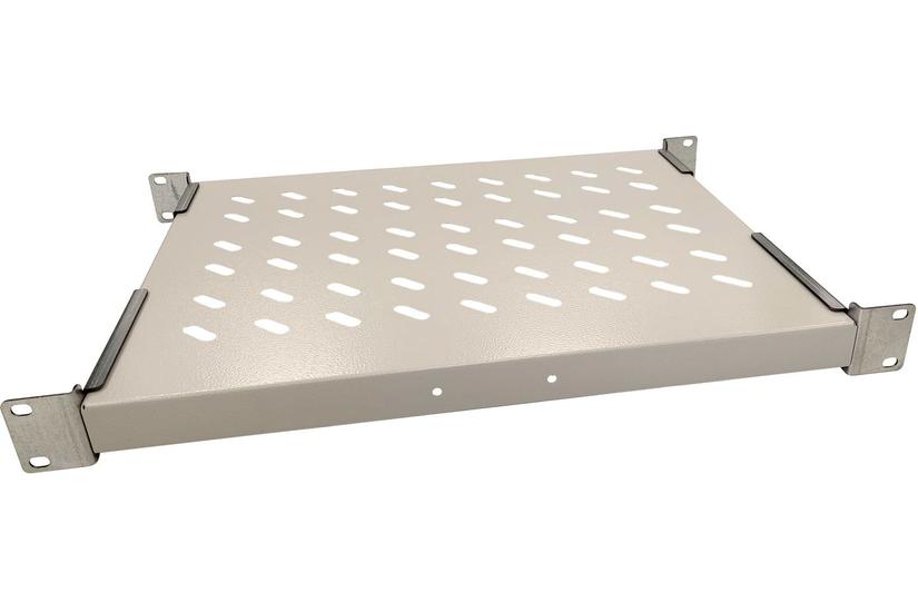 1U 19" D=600MM FIXED SHELF