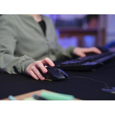 Trust GXT 109 FELOX - mus - med belysning, gaming - USB - svart