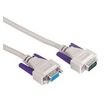 Hama Monitor VGA Ext. Cable, 15-pin HDD Male Plug - 15 pin HDD Female Jack VGA kabel 1,8 m VGA (D-Sub) Gr&aring;