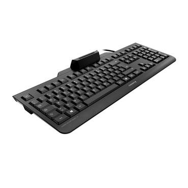 CHERRY SECURE BOARD 1.0 - tastatur - med NFC - tysk - sort Indgangsudstyr