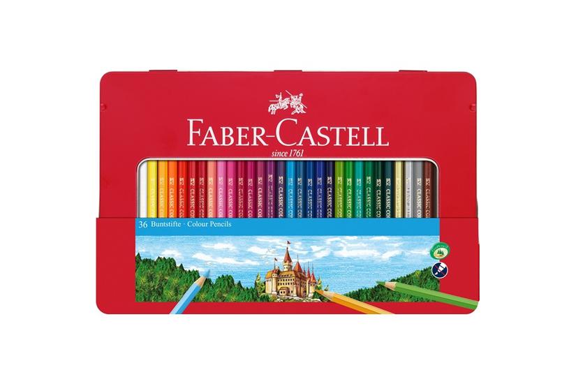 Faber-Castell 115886 farveblyant Beige, Sort, Bl&aring;, Bronze, Brun, Gr&oslash;n, Flerfarvet, Lyser&oslash;d, Hvid, Gul 1 stk
