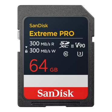 SanDisk Extreme Pro - flash-minneskort - 64 GB - SDXC UHS-II