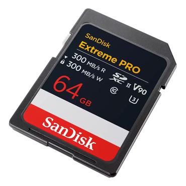 SanDisk Extreme Pro - flash-minneskort - 64 GB - SDXC UHS-II