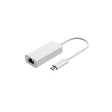 EFB Elektronik EBUSBC-RJ45-1000MBIT kabel k&oslash;nsskifter RJ-45 USB Type-C Hvid